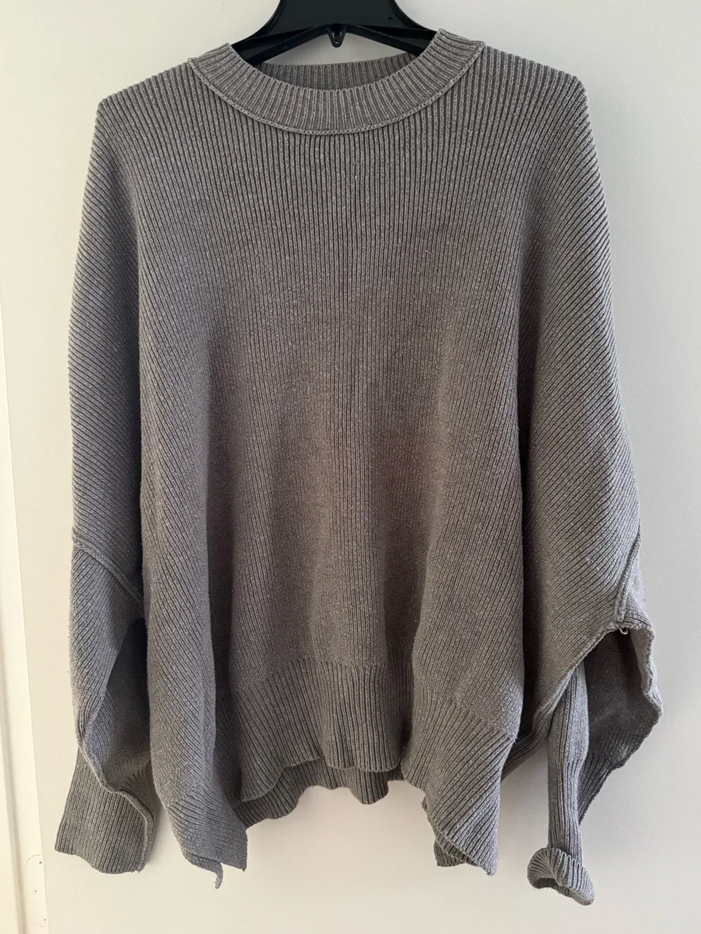 Free People Easy Street Tunic Sweater Grey